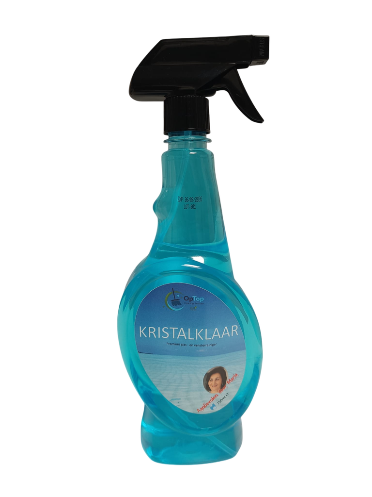 Kristalklaar glas- en ruitenreiniger